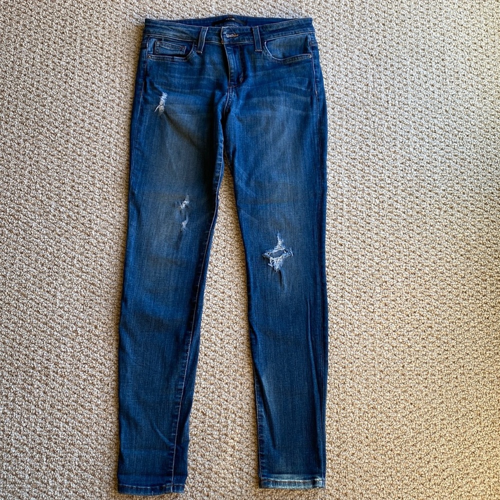 Distressed Joe’s jeans